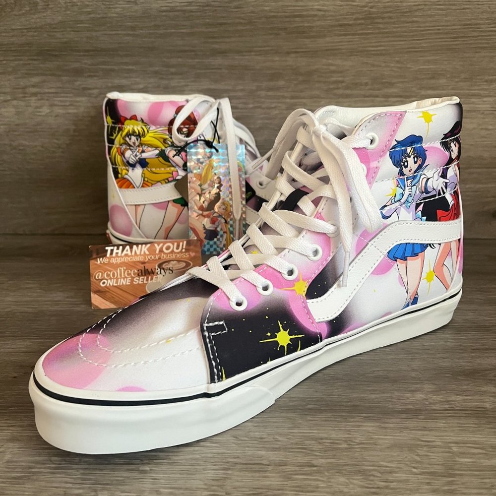 Vans Sailor Moon Sk8-Hi Pretty Guardians High Tops Men's NWOB - Picture 3 of 11